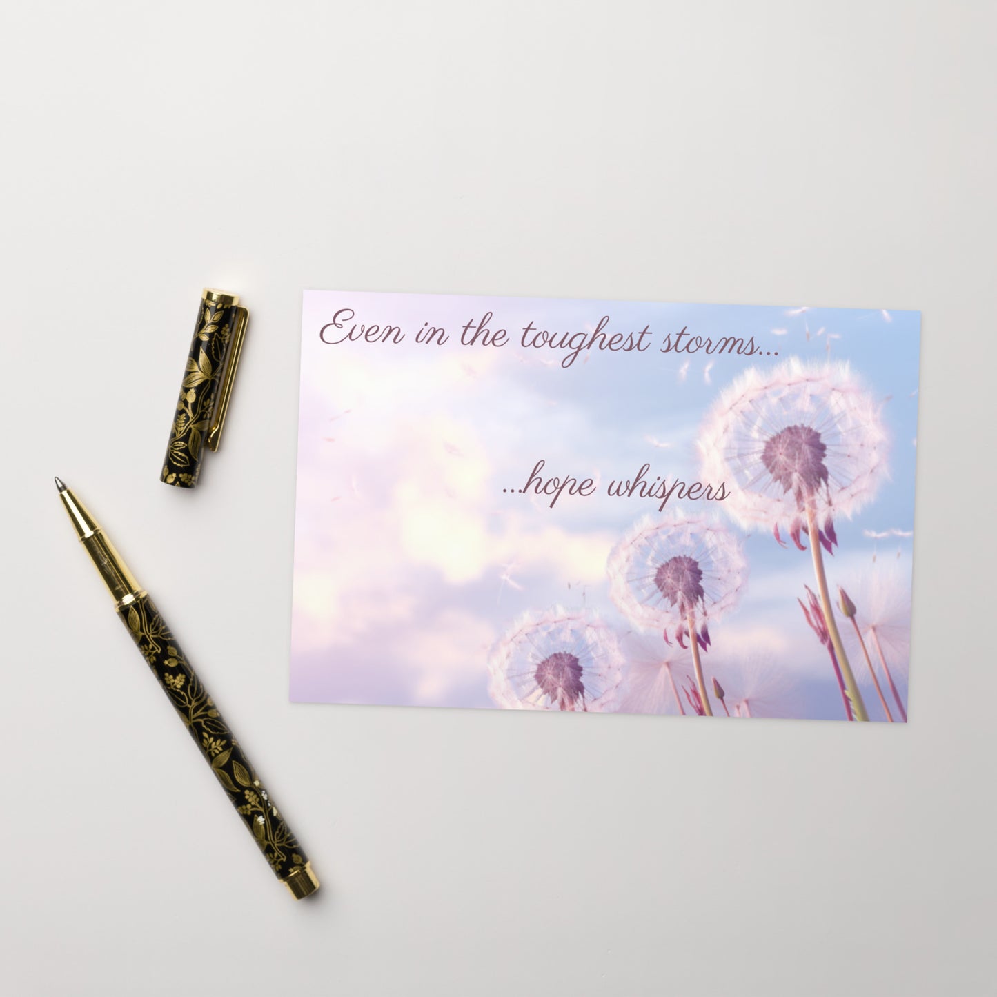 Dandelion Card (Encouragement)