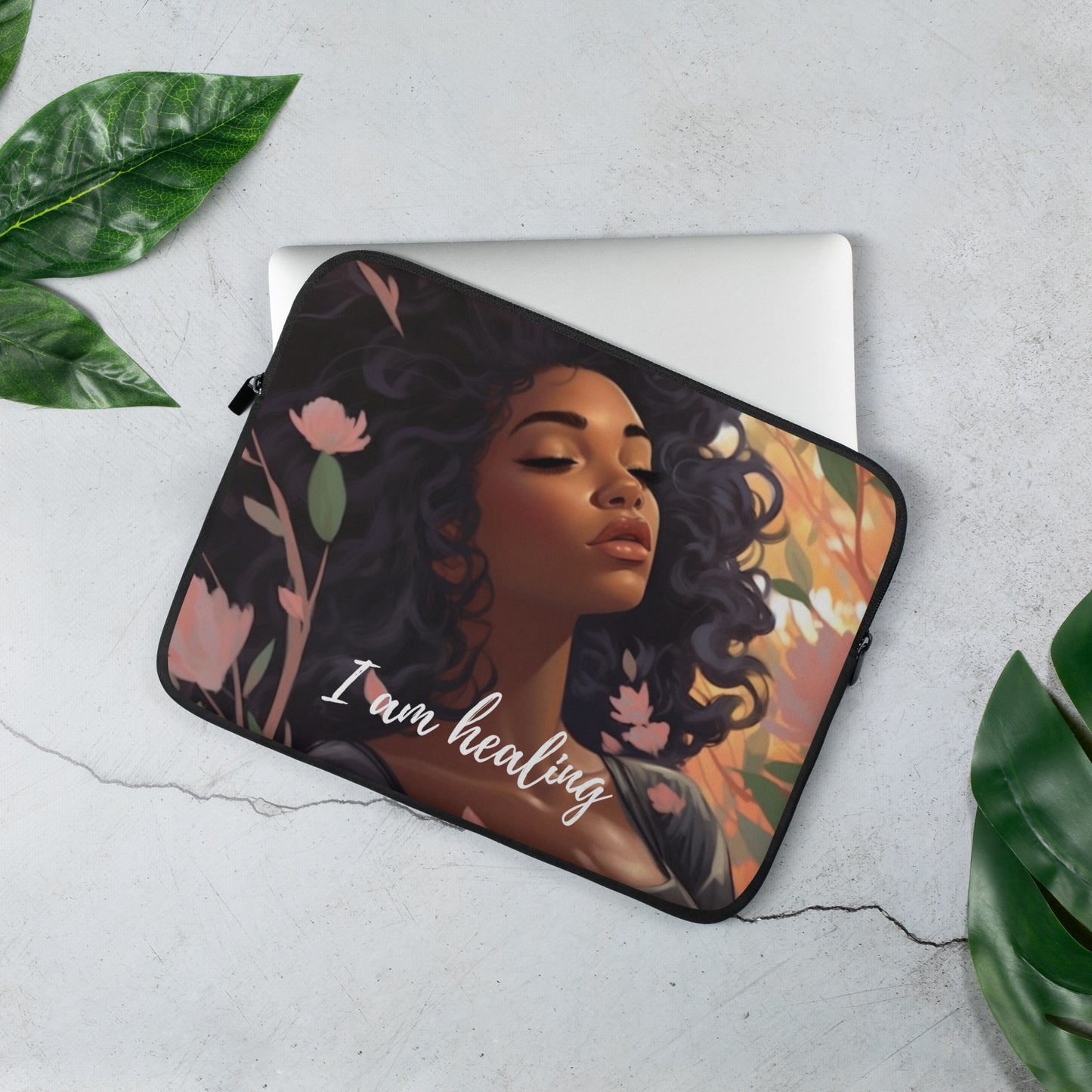 Leaves & Healing Laptop Sleeve