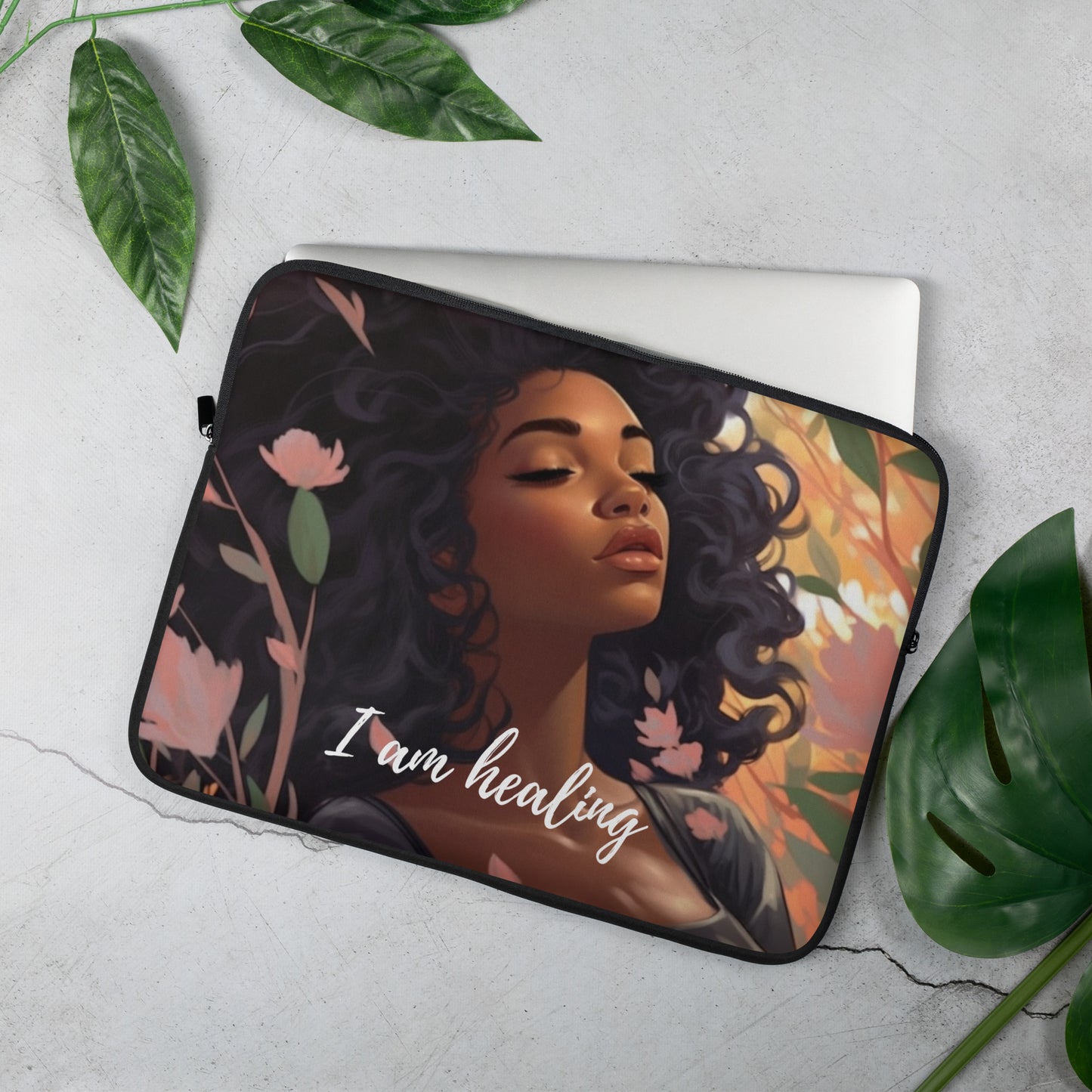 Leaves & Healing Laptop Sleeve