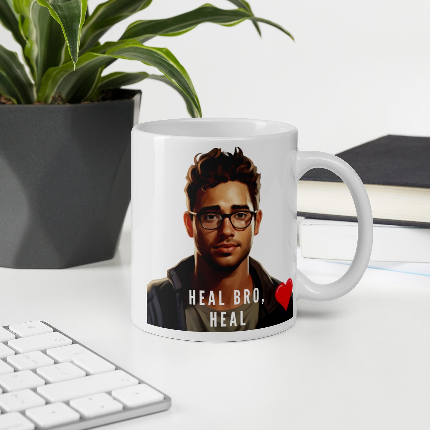 Heal Bro- White mug